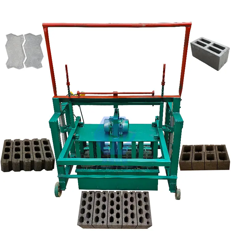 Effiziente bequeme Bauklötze Baumaschinen Eierlegen Betonblockmaschinen einfache Bodenbelagziegelherstellungsmaschine