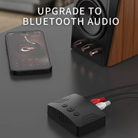 Récepteur audio BT 5.3, adaptateur audio sans fil stéréo 3,5 mm AUX RCA USB U-Disk pour PC, TV, kit voiture, amplificateur de haut-parleurs