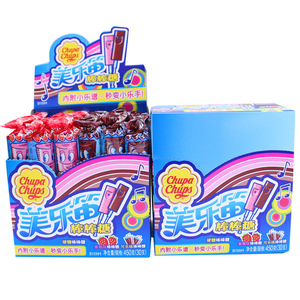 Caramelos <span class=keywords><strong>Dulces</strong></span> Halal Zhenbaozhu Meile Di, Caja <span class=keywords><strong>de</strong></span> 30 Paletas <span class=keywords><strong>de</strong></span> Caramelo, 450g, Sopla la Flauta - Product Image 1