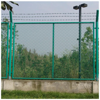 Grillage en fil d'acier galvanisé résistant à la corrosion, grillage en PVC, grillage en fil d'acier pour clôture en fer, adapté aux fermes, usines, jardins