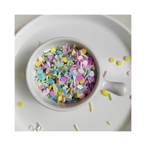 Cortador de Arcilla Polimérica con Forma de Mini Cubos de Hielo Pastel, Sprinkles de Arcilla Blanda para Slime, Manualidades DIY - Product Image 5