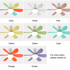 E022 E26/E27 LED quạt trần ánh sáng hiện đại hoa thiết kế Dimmable điều khiển từ xa AC động cơ - Product Image 2