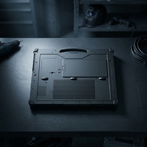 Ordinateur portable robuste professionnel de 14,4 pouces, 32 Go + 256 Go, pour environnements extrêmes, avec lecteur d'empreintes digitales intégré, étanche - Product Image 3