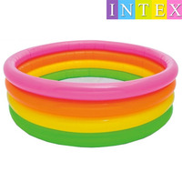 INTEX 56441 — piscine gonflable à 4 anneaux, coucher du soleil, pour enfants