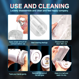 Kovida tam otomatik Masturbating cihazı Sucking erkek elektrikli uçak fincan erkekler için vakum yardım iktidarsızlık kalın Up yapay penis erkekler - Product Image 4