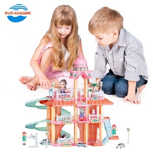 <span class=keywords><strong>Casa</strong></span> <span class=keywords><strong>de</strong></span> <span class=keywords><strong>Muñecas</strong></span> <span class=keywords><strong>de</strong></span> Plástico Dream Assembly Princess Castle, Juego <span class=keywords><strong>de</strong></span> Muebles Clásicos <span class=keywords><strong>con</strong></span> Tobogán para Niñas - Product Image 3