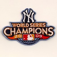 En Stock MLB World Series Champion Patch Broderie Sports Baseball Champion League Team logo Patch pour Chapeau