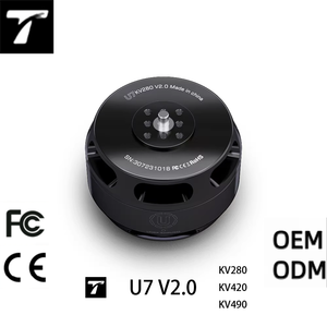 Moteur sans balais industriel T-Motor U7 KV490, indice de protection IP, pour drones de levage lourd, système d'alimentation UAV étanche et anti-poussière - Product Image 2