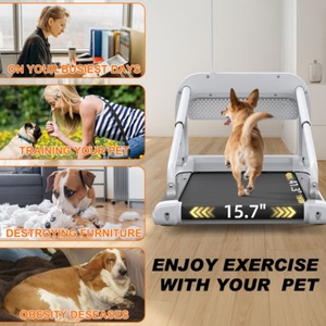 KREEDA <strong>Dog</strong> <strong>Treadmill</strong> Heavy Duty Eco-friendly Steel 61kg Indoor/Outdoor <strong>Slatmill</strong> Brake Easy Move Pet Jogging New Year Gift - Product Image 4