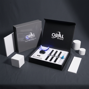 Kit Professionale per <span class=keywords><strong>Sbiancamento</strong></span> <span class=keywords><strong>Dentale</strong></span> con Luce LED e Gel Personalizzato per <span class=keywords><strong>Denti</strong></span> Sensibili - Product Image 1