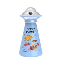 Bouteille d'eau en plastique PS réutilisables pour enfants, 2022 ml, avec couvercle de poupée, sans BPA, nouveau Style, dessin animé, 400