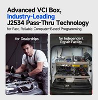 Programador TOPDON Rlink J2534 Pass-Thru Compatible con Todos los Protocolos J2534, Compatibilidad con Funciones de Reprogramación y Diagnóstico OEM