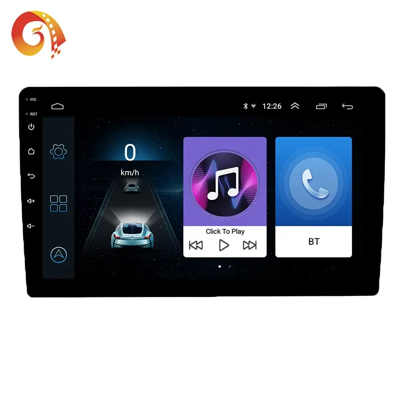 Hot sales new product double din 9 inch capacitance screen car dvd video for android support GPS/WIFI/Subwoofer