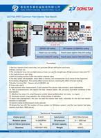 Fabricante de máquinas Dongtai DTI700 DCI700 PRO Banco de prueba de inyectores Common Rail CRI Prueba cuatro inyectores al mismo tiempo