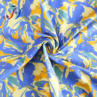 Tissu en coton tricoté pour vêtements, élastique et confortable, impression numérique personnalisée, fourniture directe d'usine, MOQ 1 mètre