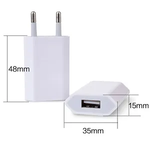 Adaptor Usb 5v 1a 2a, baru kecil colokan Eu AS dengan Ce Fcc Usb Charger adaptor daya