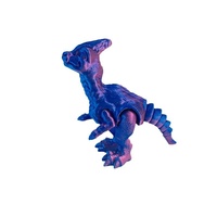 Figura de Acción de Dinosaurio Articulado Impreso en 3D Fierce Guanlong, Modelo de Animal Prehistórico Metálico de PLA de Seda, Juguete Personalizado al por Mayor