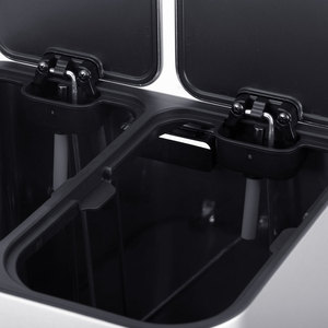 10L Hands-Free Đôi Bin Thùng Rác Có Thể Nhà Bếp Bước Thùng Rác Có Thể Với Mềm Đóng Nắp Tái Chế Bin Cho Nhà Bếp - Product Image 3