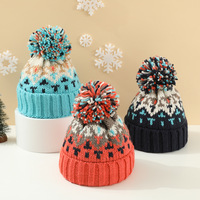 Gorro de Invierno de Moda Otoño-Invierno al por Mayor, Gorro de Punto Jacquard de Alta Calidad con Pompón, Unisex, Transpirable e Impermeable