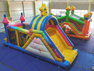 Château gonflable licorne avec toboggan - Aire de jeux aquatique pour enfants pour fête de jardin - Product Image 5