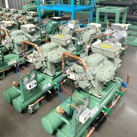 Unité de condensation à piston commerciale 15 CV pour chambre froide et congélateur avec compresseur à fonctionnement continu à forte charge, certifiée CE