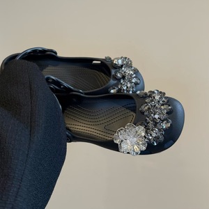 Luxury Bling Rhinestone <strong>Croc</strong> Charms, 2026 New Sparkly Crystal Flower Shoe Charms for Mary Jane Ballet Clogs - Product Image 2