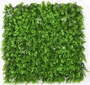 Fabriek Gemaakt 100*300Cm Anti-uv Kunstmatige Buxus Roll Gras Paneel Synthetische Matten Groene Plant Bekleding Muur Voor Indoor Outdoor