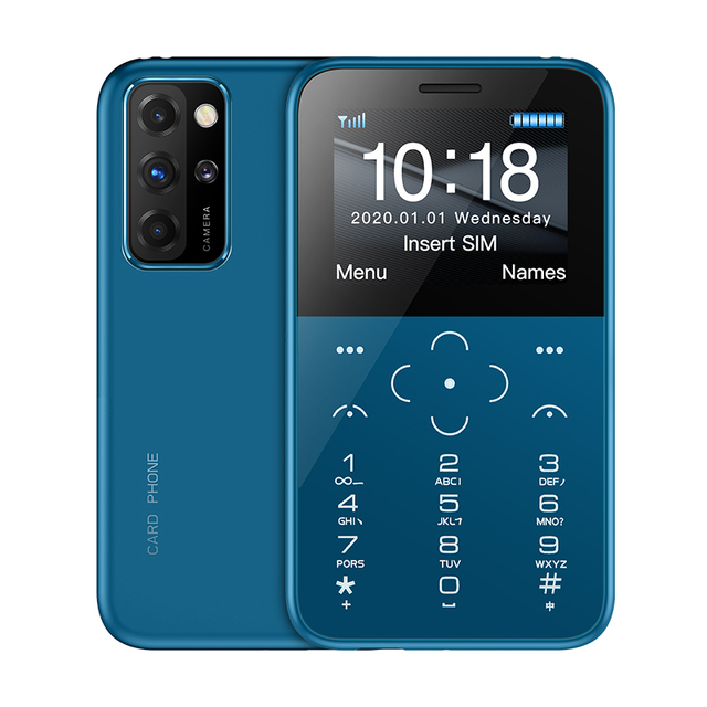 Factory Sales Cheap Feature Phone Children Backup Cards Unlocked Cell Phones Button Mini Keypad Mobile Phone