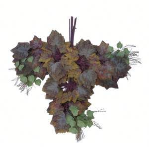 Venta caliente Real Touch Rollo al por mayor Hojas de uva Hoja Rodante Decoración Hojas artificiales - Product Image 1