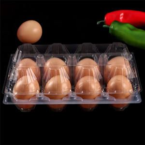 Wholesale <b>Plastic</b> Egg Tray 30 Holes <b>Clear</b> Disposable Blister Chicken Egg Box Multi Size 4-20 Cells Factory Supply - Product Image 2