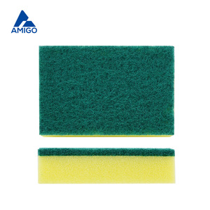 Amigo <b>Sponge</b> Dishwashing Pad Rectangle Thickened Kitchen Cleaning Cloth Lint Free - Product Image 5