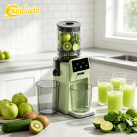 Extracteur de jus à fruits entiers à large goulot, sans filtre, presse-agrumes lent, sorbetière, design minimaliste écologique, pour fruits et légumes