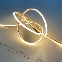 4000K 4MM PCB-Breite Mini-Schneidbare DC5V COB-Streifen 5W 480LEDs/M LED-Streifen Flexibles Band Seil Heimdekoration TV-Hintergrundbeleuchtung