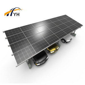 Personalización de fábrica Solar Modern Carport Solar Carport Mount para 40 paneles Solar Carport Pergola Carport Solar - Product Image 1