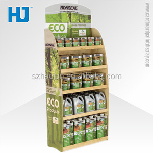 Carton de luxe affichage riser d'affichage de plancher de carton, publicité de compteur de carton pour café <span class=keywords><strong>illy</strong></span> - Product Image 5