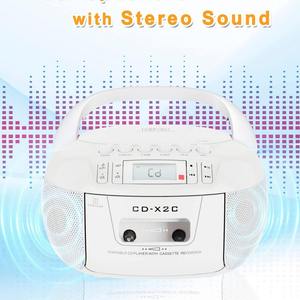 Reproductor de CD Portátil de Fábrica con Grabador de Casetes, Radio FM, Boombox con Control Remoto para el Hogar y Estudiantes - Product Image 3