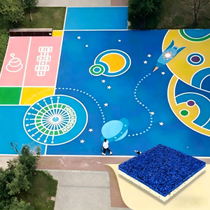 Eco-friendly Non-toxic EPDM <b>Rubber</b> Granules High Elasticity Shock Absorption for Playground Safety <b>Flooring</b> - Product Image 1