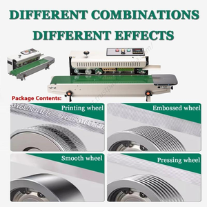 Máquina Selladora Semiautomática de Banda Continua de Alta Calidad al por Mayor para Bolsas de Plástico y Empaquetado de Alimentos en Film - Product Image 3