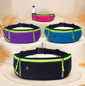 Wasserdichte Polyester Fitness Taillen gürtel tasche Laufen Radfahren Outdoor Sporttasche mit Wasser flaschen halter - Product Image 4