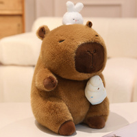 Peluche Capybara Glace Personnalisable Mignonne, Jouet en Peluche Kawaii, Cadeaux d'Anniversaire et de Fêtes, Vente en Gros OEM ODM