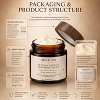 Crème hydratante régénérante pour la peau au rétinol OEM ODM pour lisser la texture / contrôler le sébum / éclaircir et lutter contre le vieillissement