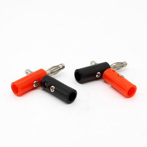 Phích cắm chuối Nam mạ niken 4mm với Đầu chữ thập hàn nhỏ mở vít Loại loa âm thanh Dây cáp kết nối phích cắm chuối - Product Image 3