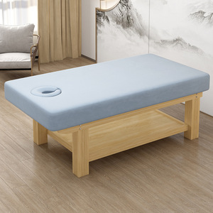 Cama facial Salón de belleza Marco de madera para mesa de masaje corporal Cama de pestañas faciales - Product Image 3