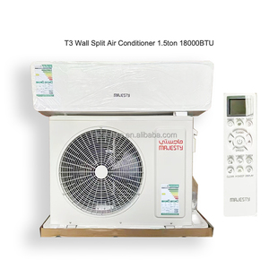 เครื่องปรับอากาศแบบแยกส่วน 1.5 ตัน รุ่น T3 สำหรับตะวันออกกลาง 18000BTU พร้อมพัดลมไอเย็น 220V 60Hz น้ำยา R410a ระบบทำความเย็น/ทำความร้อน สำหรับติดผนังห้อง - Product Image 2