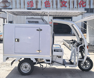 Triciclo Congelatore <span class=keywords><strong>Solare</strong></span> con Compressore DC, Box Refrigerato per Moto per Gelati - Product Image 5