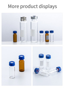 Équipement de laboratoire de <span class=keywords><strong>chimie</strong></span> de haute qualité, flacon d'échantillon transparent et brun de 2 ml à vis courte avec zone d'écriture - Product Image 6