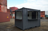 Kiosques pliables créatifs en conteneurs préfabriqués pour l'extérieur, boutiques mobiles en conteneurs très populaires, snack-bars et cafés pour rues commerciales
