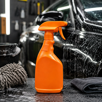 Bouteille pulvérisateur à gâchette en HDPE pour détergent de nettoyage automobile, rechargeable, 500 ml, 1 L