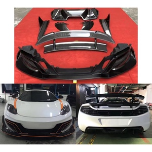 ชุดแต่งคาร์บอนไฟเบอร์แบบเปียก DMC สำหรับรถยนต์ McLaren MP4-12C ปี 2011-2014 ประกอบด้วยลิ้นกันชนหน้า/หลัง สเกิร์ตข้าง และสปอยเลอร์หลัง - Product Image 1