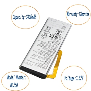 BL268 3400mAh Replacement Battery for Lenovo ZUK Z2 Z2131 Smartphone CE RoHS Wholesale <b>Bulk</b> High Quality - Product Image 3